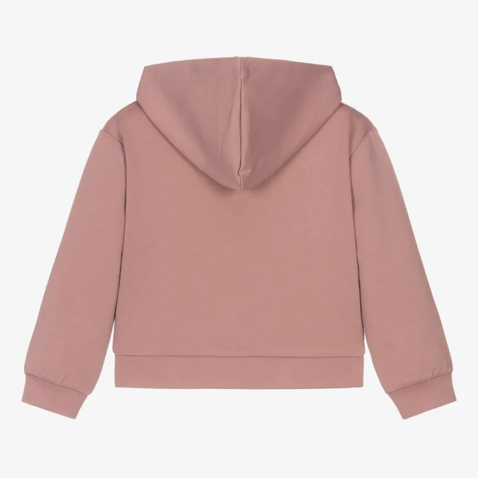 Mayoral Girls Pink Hooded Zip-Up Top Best