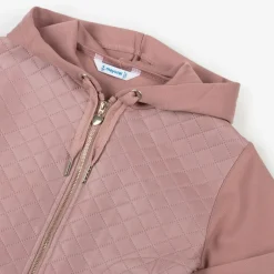 Mayoral Girls Pink Hooded Zip-Up Top Best