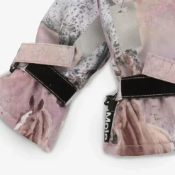 Molo Girls Pink Horses Insulated Mittens DreamyHorses Best