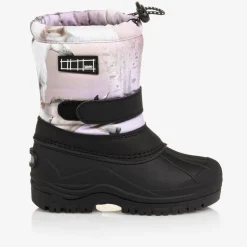Molo Girls Pink Horses Snow Boots Hot