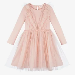 Tutu du Monde Girls Pink Jersey & Tulle Tutu Dress Discount