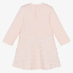 Michael Kors Kids Girls Pink Jersey Monogram Dress Best