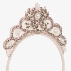 Tutu du Monde Girls Pink Jewelled Tiara Hairband New