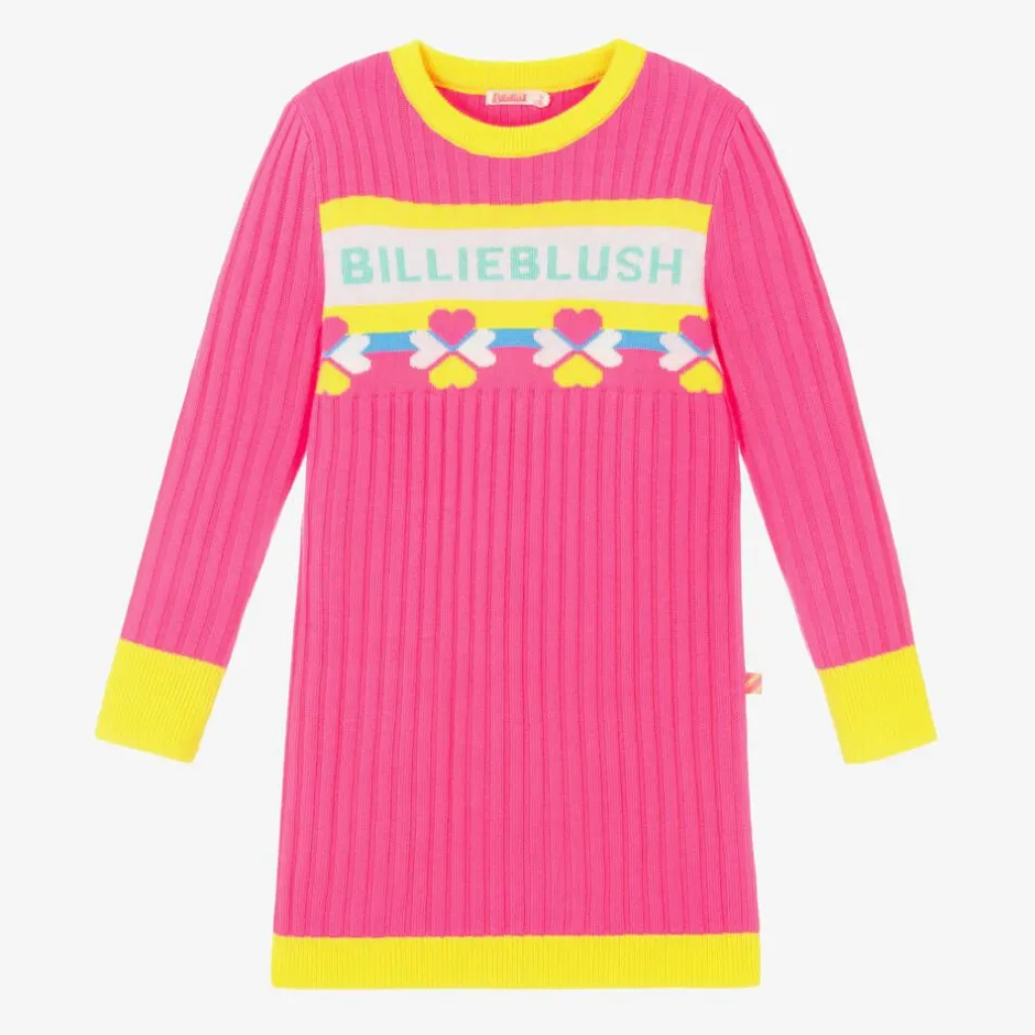 Billieblush Girls Pink Knitted Dress