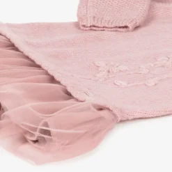 Mayoral Girls Pink Knitted Dress Outlet