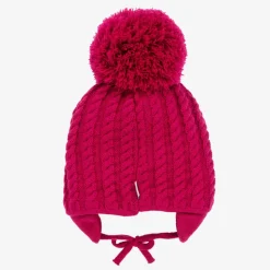 Sätila of Sweden Girls Pink Laura Giant Pom-Pom Beanie Online