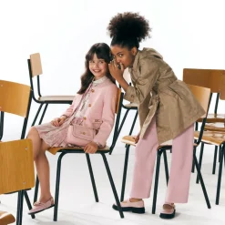 Versace Girls Pink Leather & Tweed Medusa Bag (16cm) Online