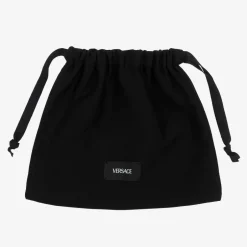 Versace Girls Pink Leather & Tweed Medusa Bag (16cm) Online