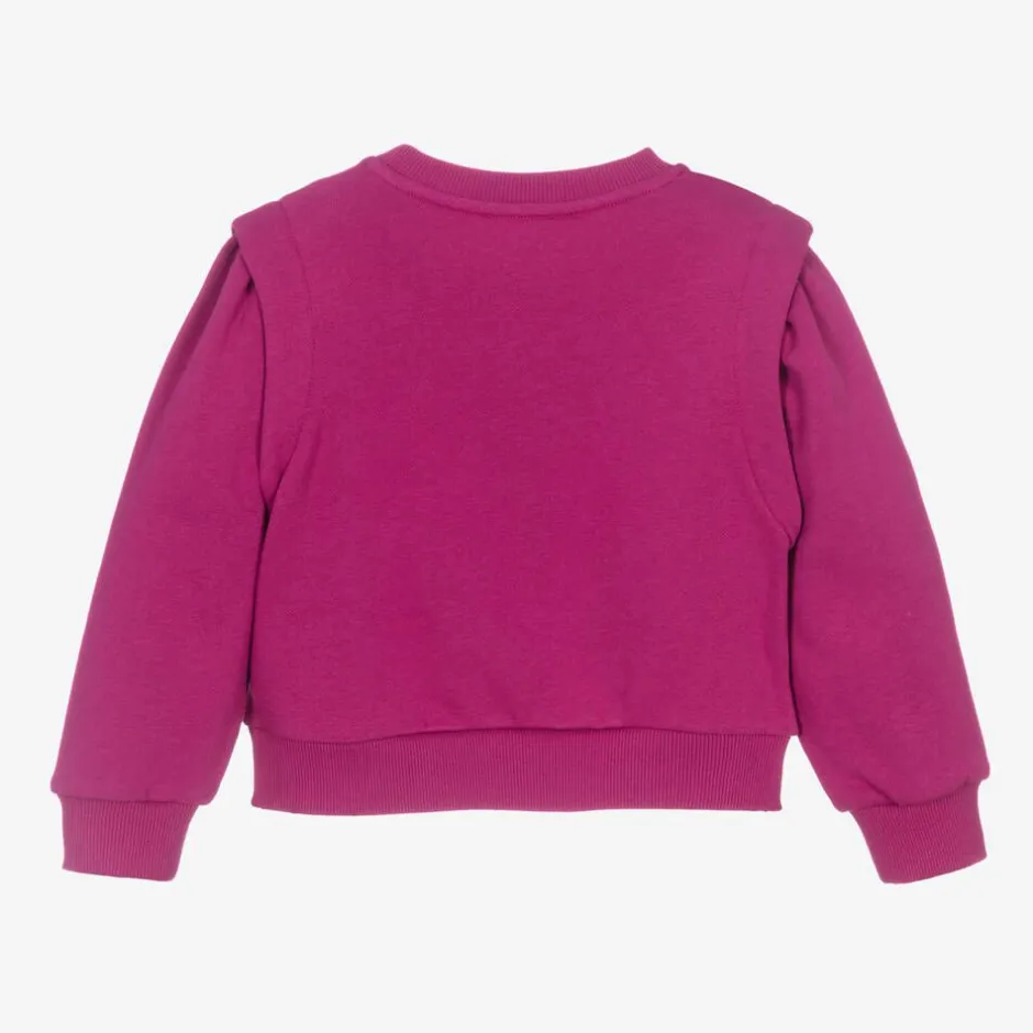 KENZO KIDS Girls Pink Lucky Tiger Sweatshirt Online