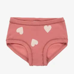 Petit Bateau Girls Pink Organic Cotton Knickers (3 Pack) Hot