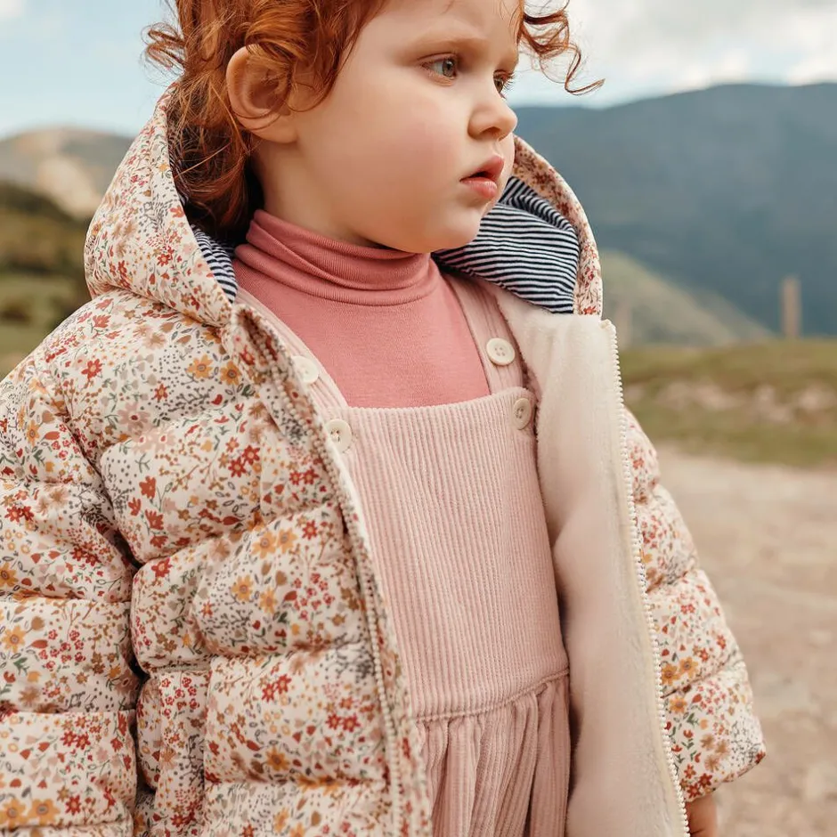 Petit Bateau Girls Pink Organic Cotton Dungarees Best