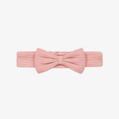Kissy Love Girls Pink Pima Cotton Abloom Headband Sale