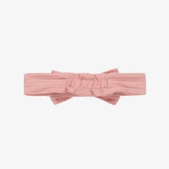 Kissy Love Girls Pink Pima Cotton Abloom Headband Sale