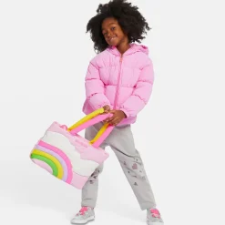 Billieblush Girls Pink Puffer Rainbow Jacket Discount