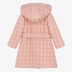 Patachou Girls Pink Quilted Coat Sale