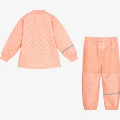 CeLaVi Girls Pink Quilted Jacket & Trouser Set Hot