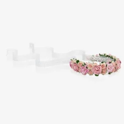 Sienna Likes To Party Girls Pink Rose & Lace Garland Best