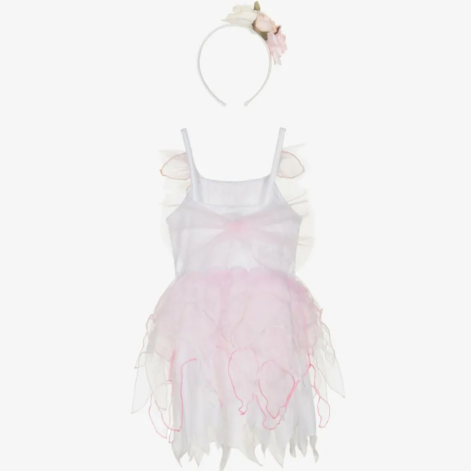 Dress Up by Design Girls Pink Rose Fairy Costume Online