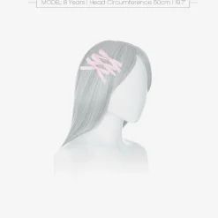 Junona Girls Pink Satin Bow Hair Clips (3 Pack) Discount