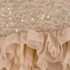 Angels Face Girls Pink Sequin & Tulle Dress Caramel Clearance