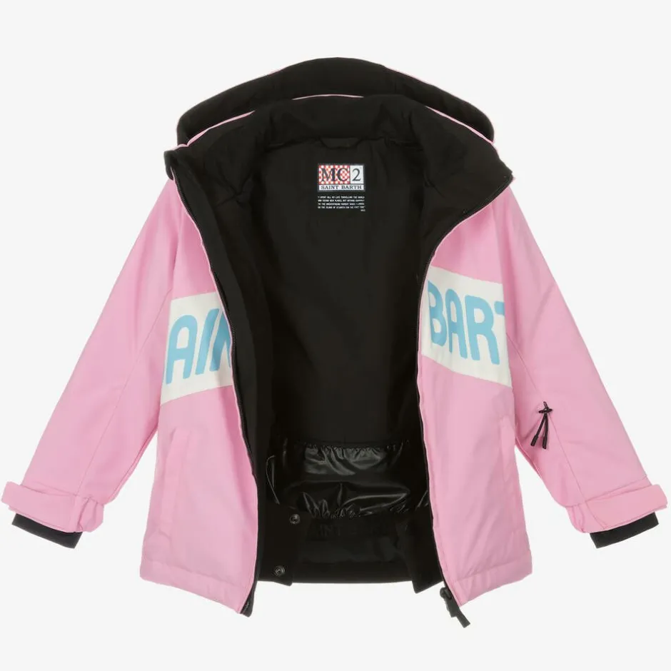 MC2 Saint Barth Girls Pink Ski Jacket