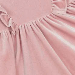 Abel amp; Lula Girls Pink Sparkly Velour Dress