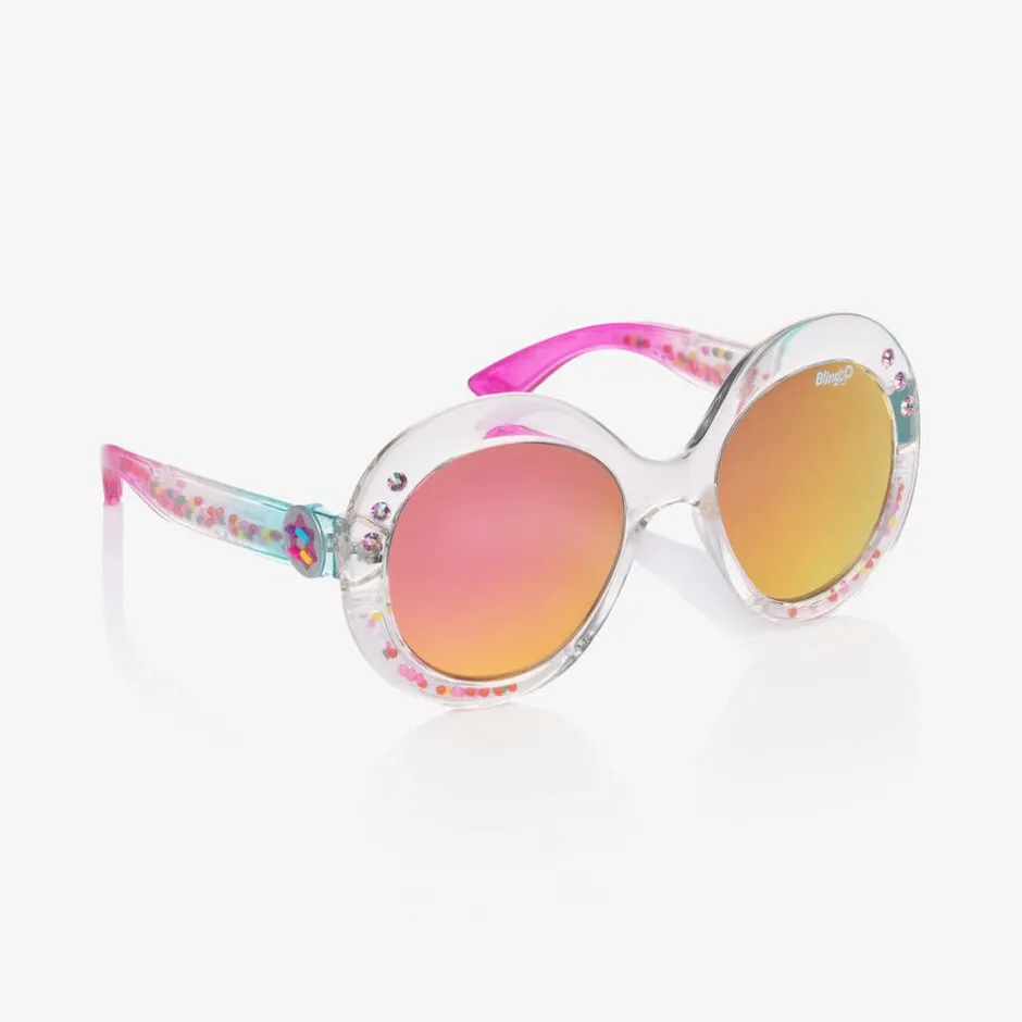 Bling2o Girls Pink Sprinkle Sunglasses (UVA/UVB) Outlet