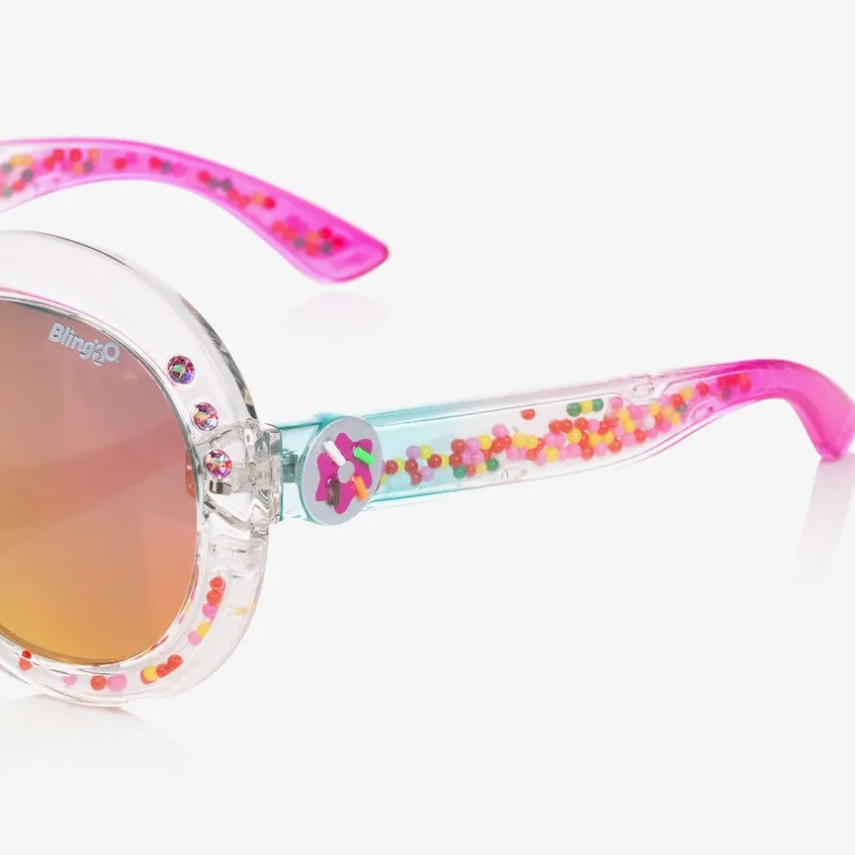 Bling2o Girls Pink Sprinkle Sunglasses (UVA/UVB) Outlet