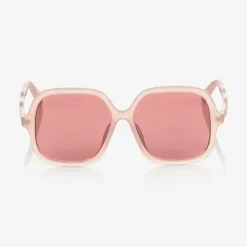 Chloé Girls Pink Square Sunglasses Clearance