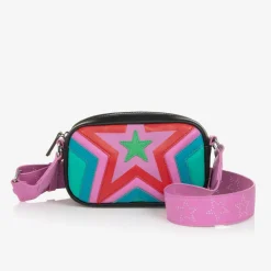 Stella McCartney Kids Girls Pink Star Messenger Bag (18cm) Best