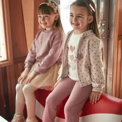 Mayoral Girls Pink Star Print Tracksuit Set