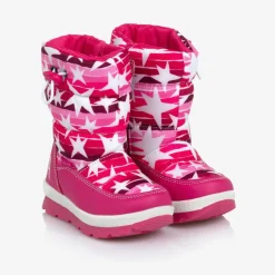Agatha Ruiz de la Prada Girls Pink Star Snow Boots Best