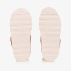 Falcotto by Naturino Girls Pink Suede Leather Boots Outlet