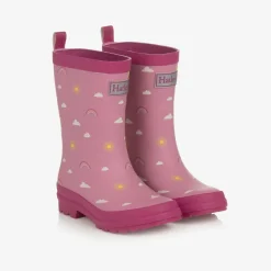 Hatley Girls Pink Sun Charms Rain Boots Sale