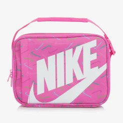 Nike Girls Pink Swoosh Logo Lunch Bag