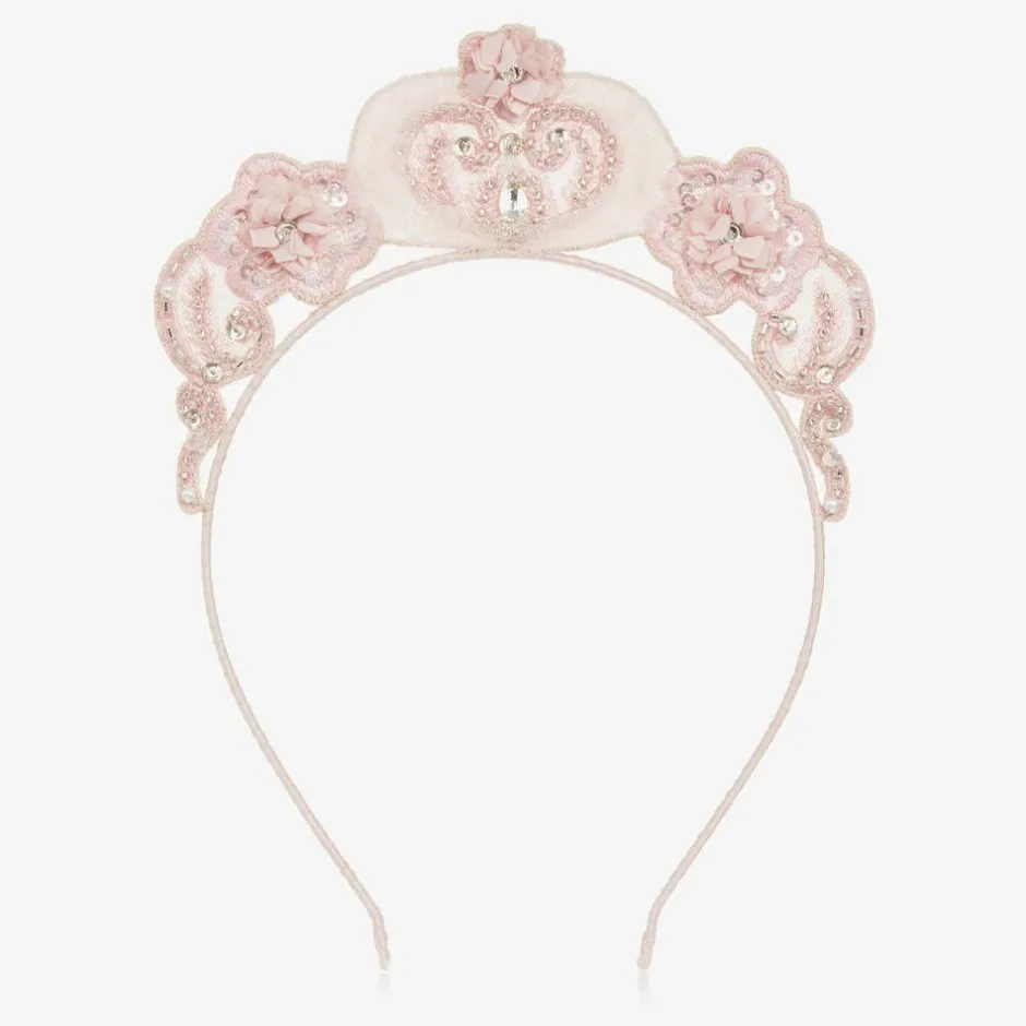 Tutu du Monde Girls Pink Tiara Hairband