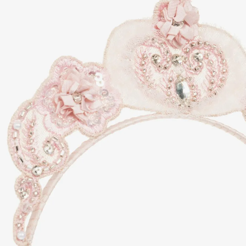 Tutu du Monde Girls Pink Tiara Hairband