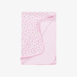 Kissy Kissy Girls Pink Tulip Blossoms Cotton Blanket (73cm)