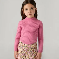 Mayoral Girls Pink Turtle Neck Top Clearance