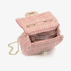 Angels Face Girls Pink Tweed Bag (16cm) Online