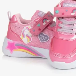 Beppi Girls Pink Unicorn Light-Up Trainers Clearance