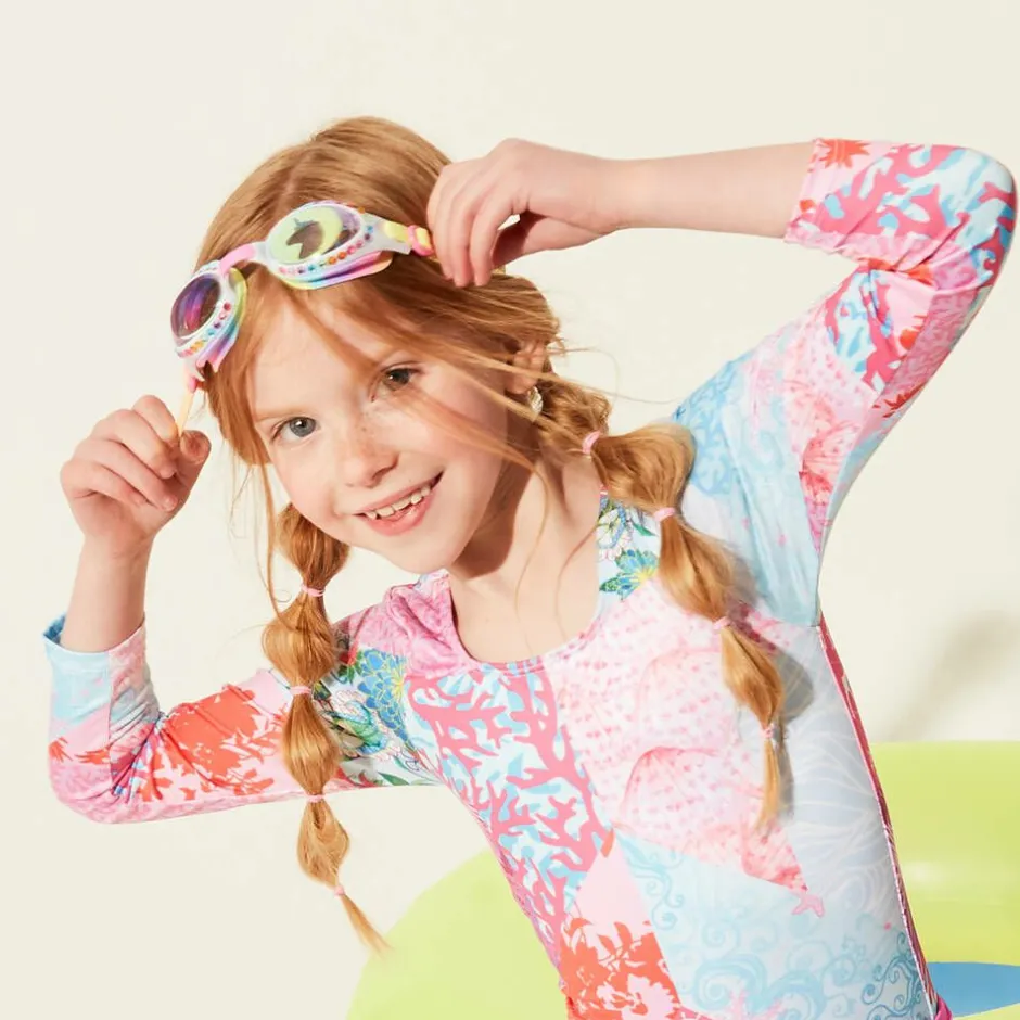 Bling2o Girls Pink Unicorn Swimming Goggles