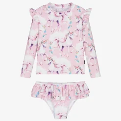Rock Your Baby Girls Pink Unicorn Tankini (UPF50+) Outlet