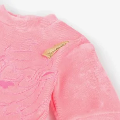 Billieblush Girls Pink Velour & Tulle Unicorn Dress Sale