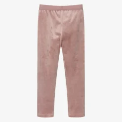 Mayoral Girls Pink Velour Leggings New