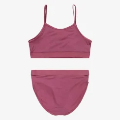 Molo Girls Pink Viscose Top & Knickers Set DarkRose Outlet