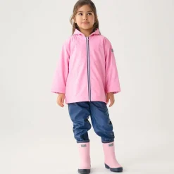 Little Blue House by Hatley Girls Pink Waterproof Raincoat Outlet