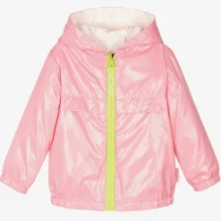 Moncler Enfant Girls Pink Windbreaker Jacket Discount