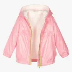 Moncler Enfant Girls Pink Windbreaker Jacket Discount