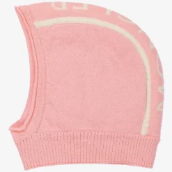 Moncler Enfant Girls Pink Wool Balaclava Outlet